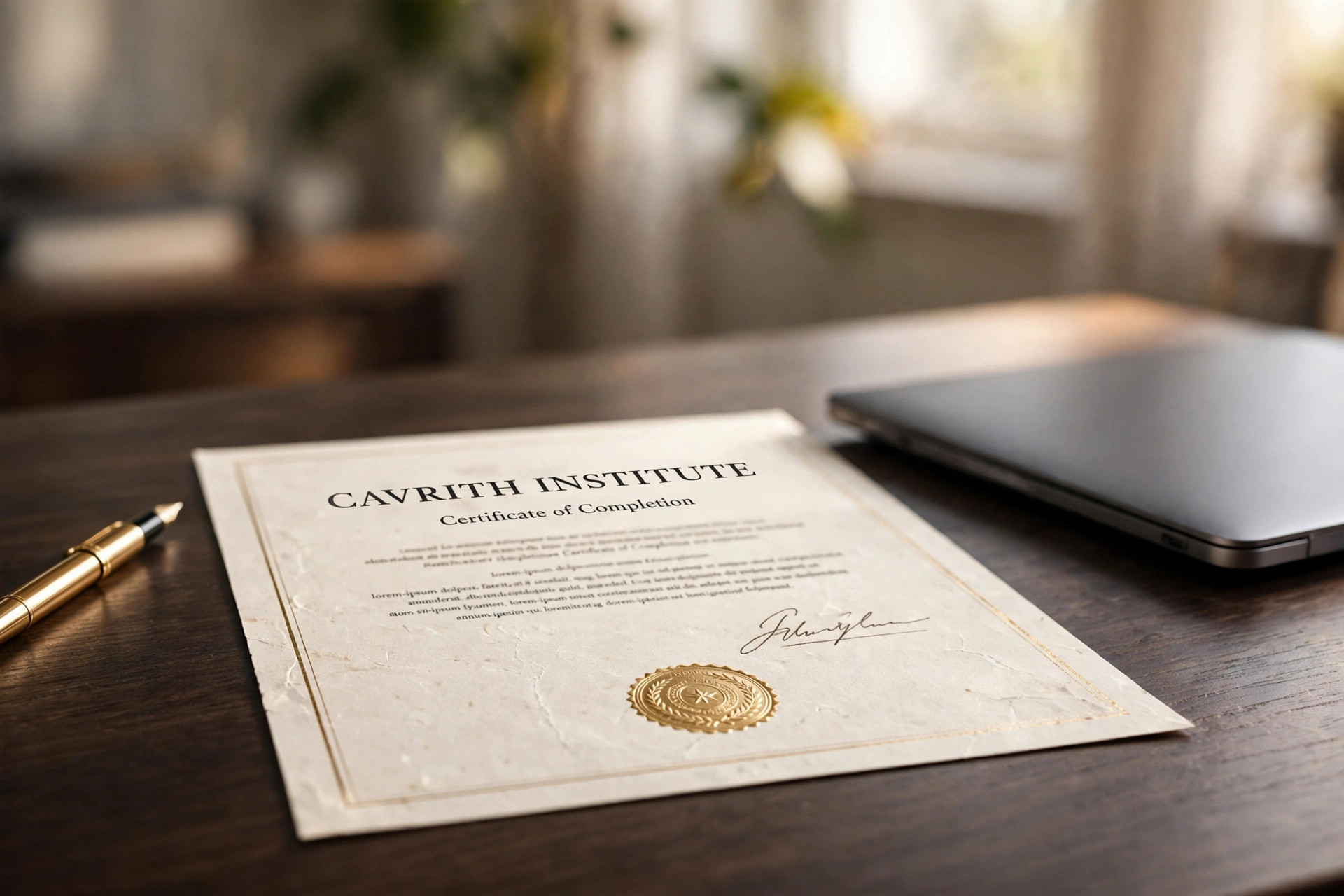 Mini-MBA Certificate Preview