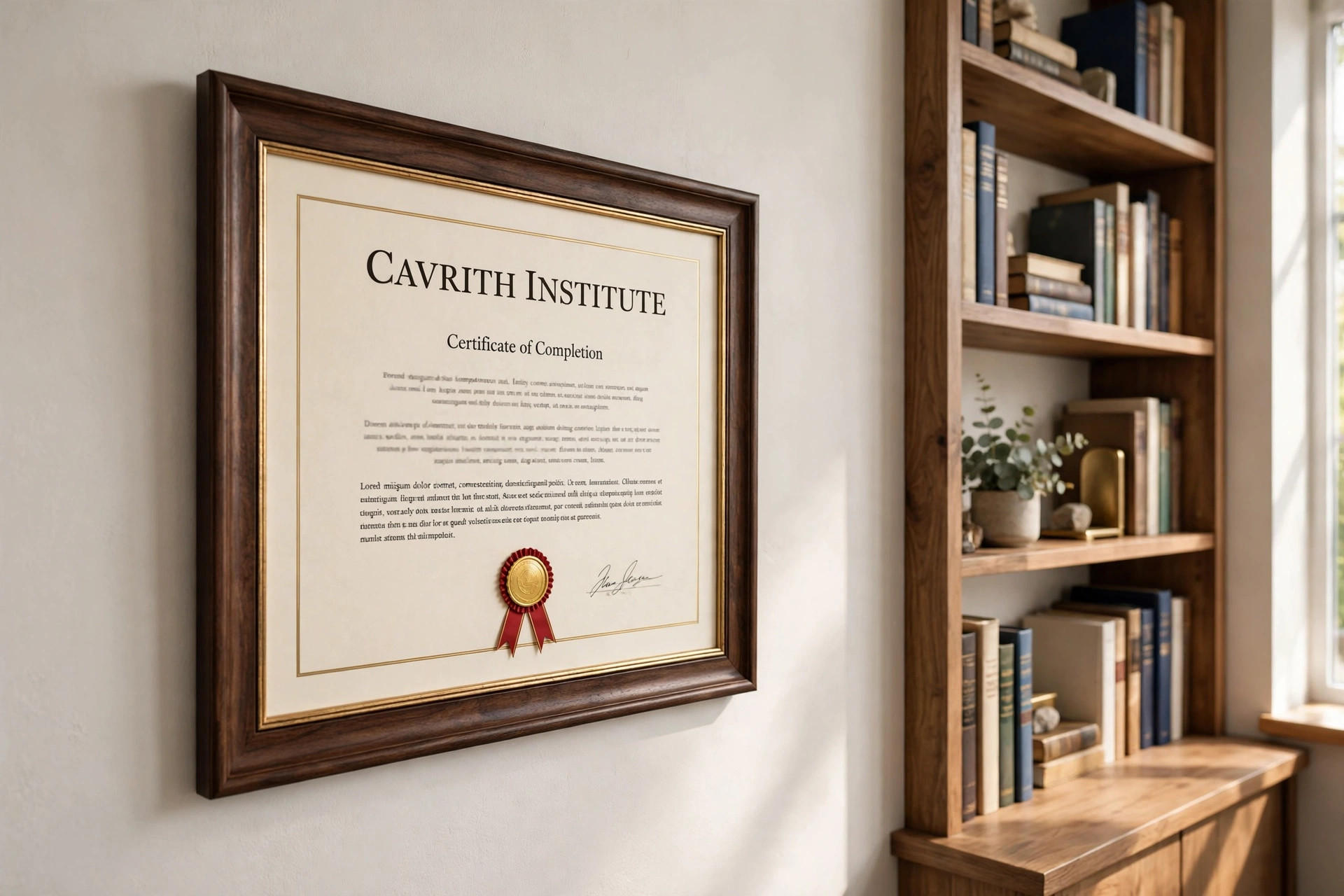 Official Cavrith Verified Certificate