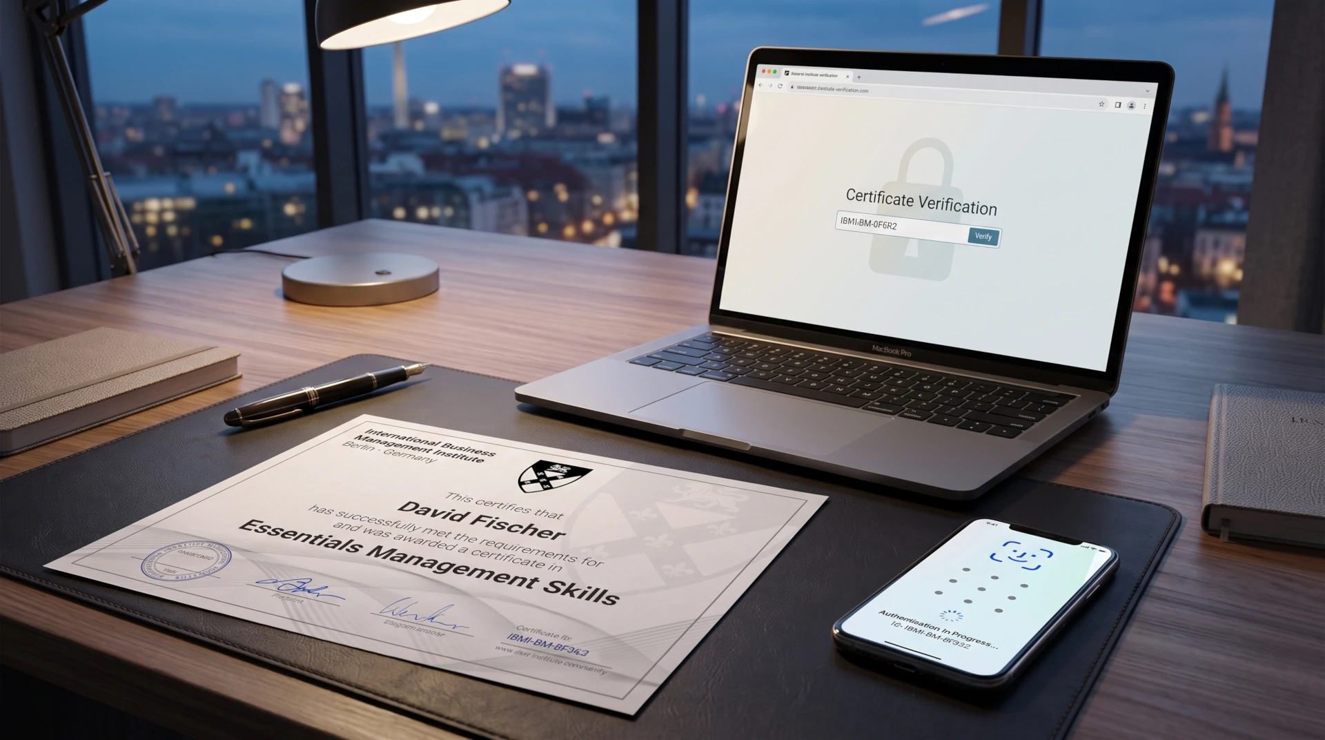 Mini-MBA Certificate Preview